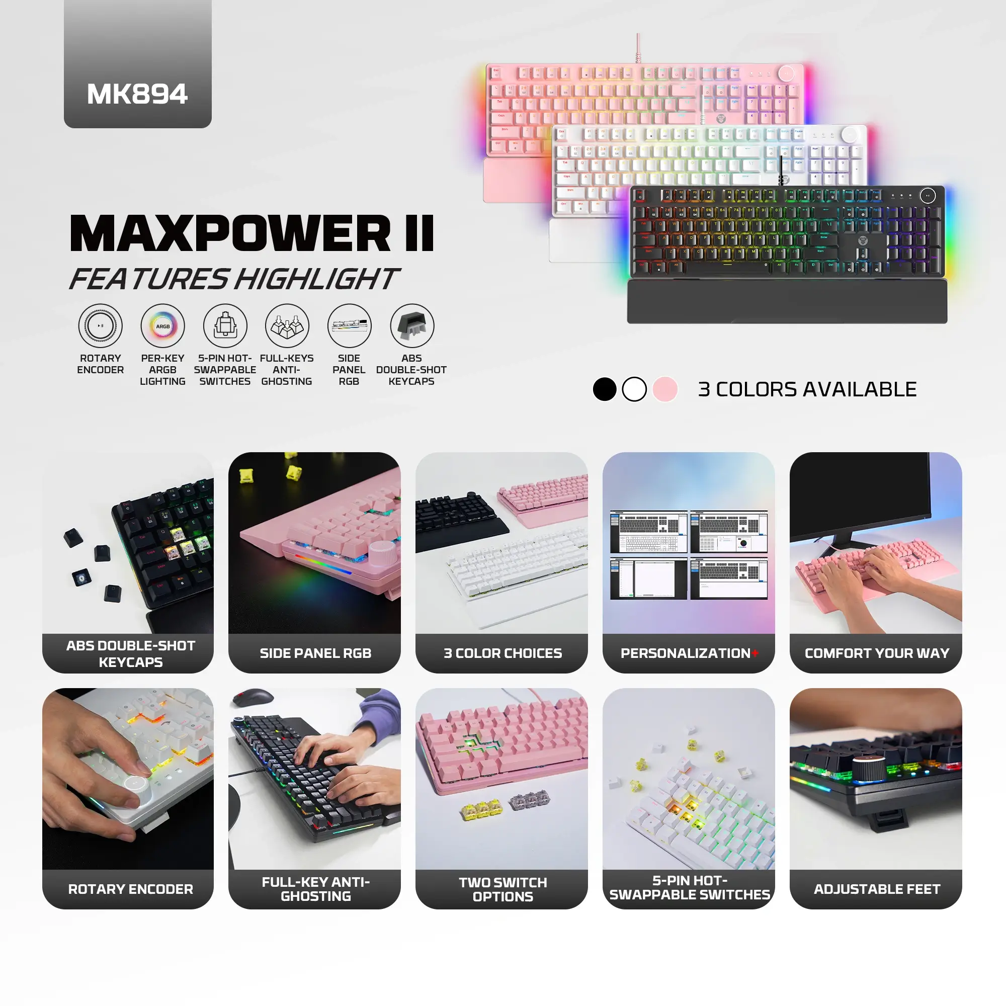Fantech MK894 Mechanical Keyboard