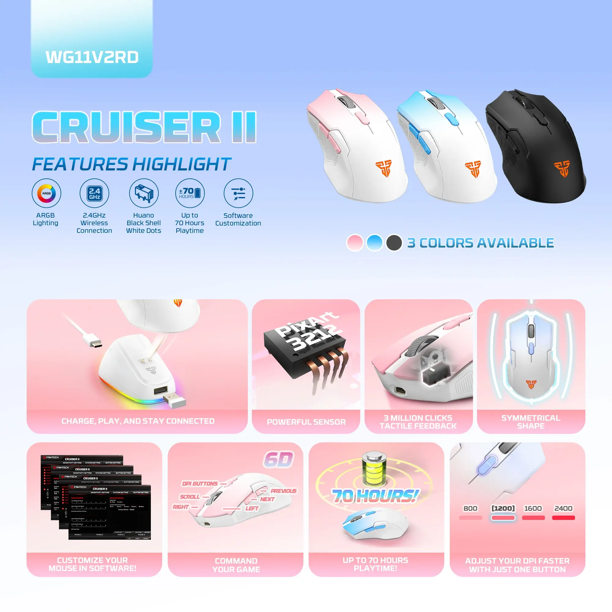 Fantech WG11V2RD CRUISER II