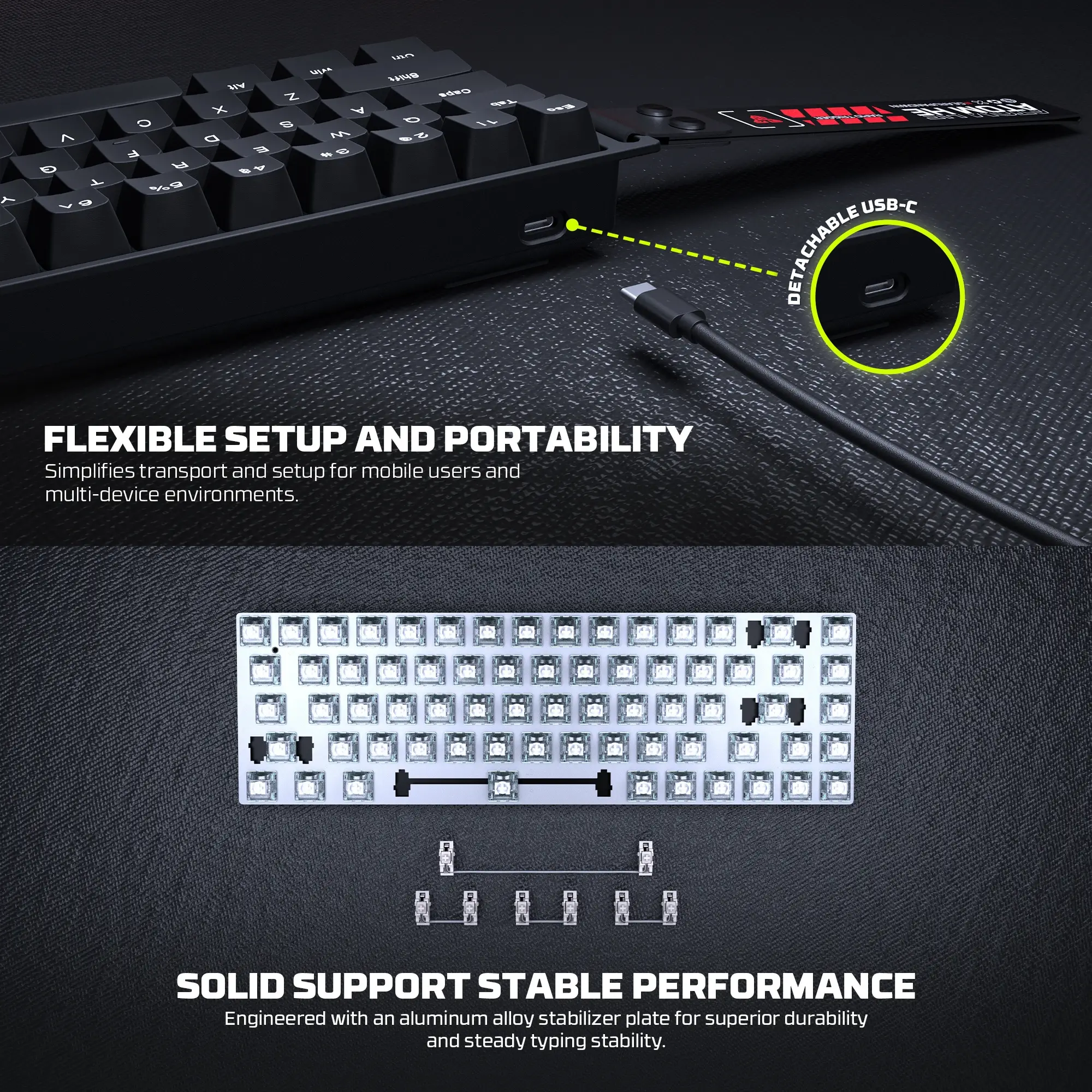 FANTECH MK811 Magnetic Keyboard