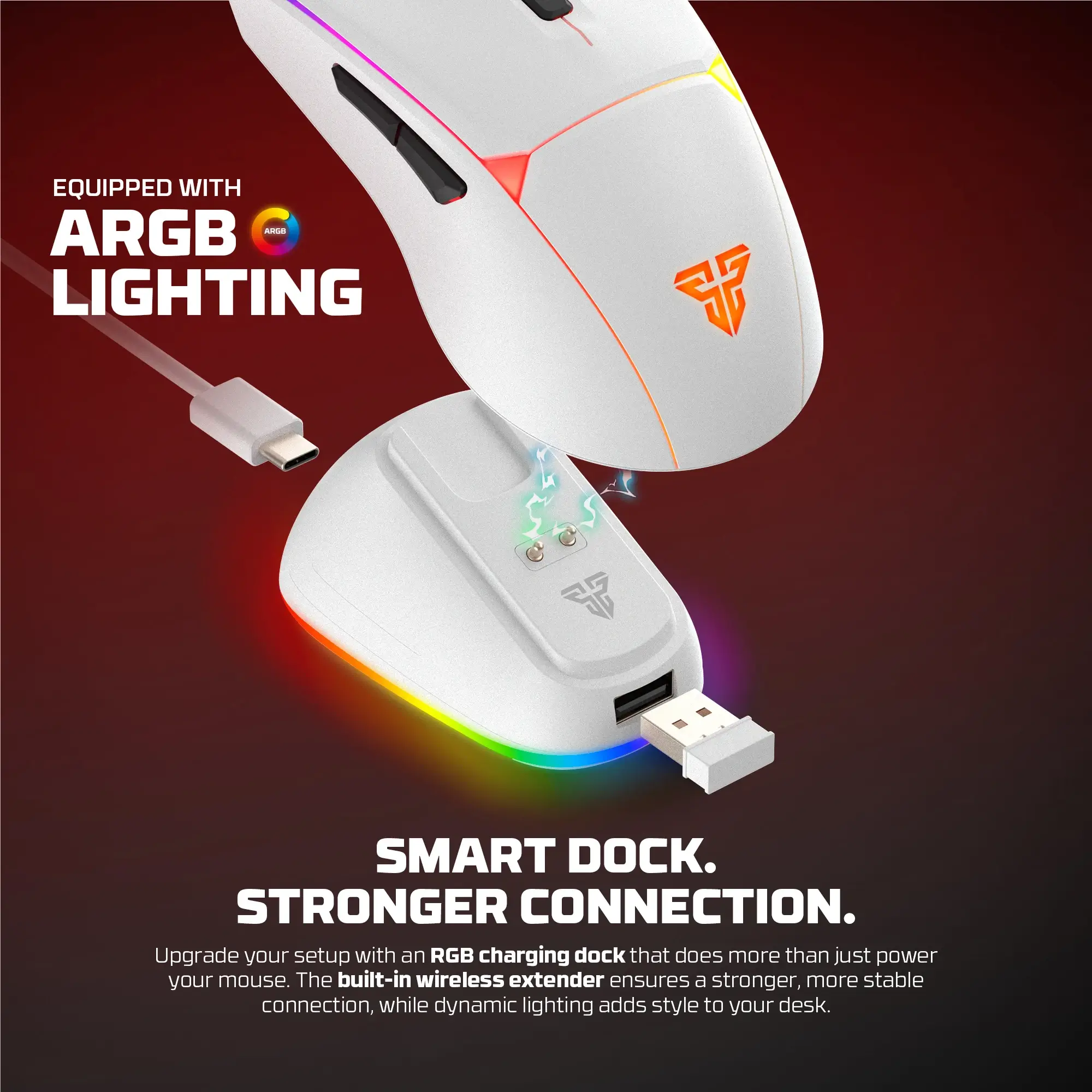 Fantech WG7V2RD CRYPTO II Wireless Mouse
