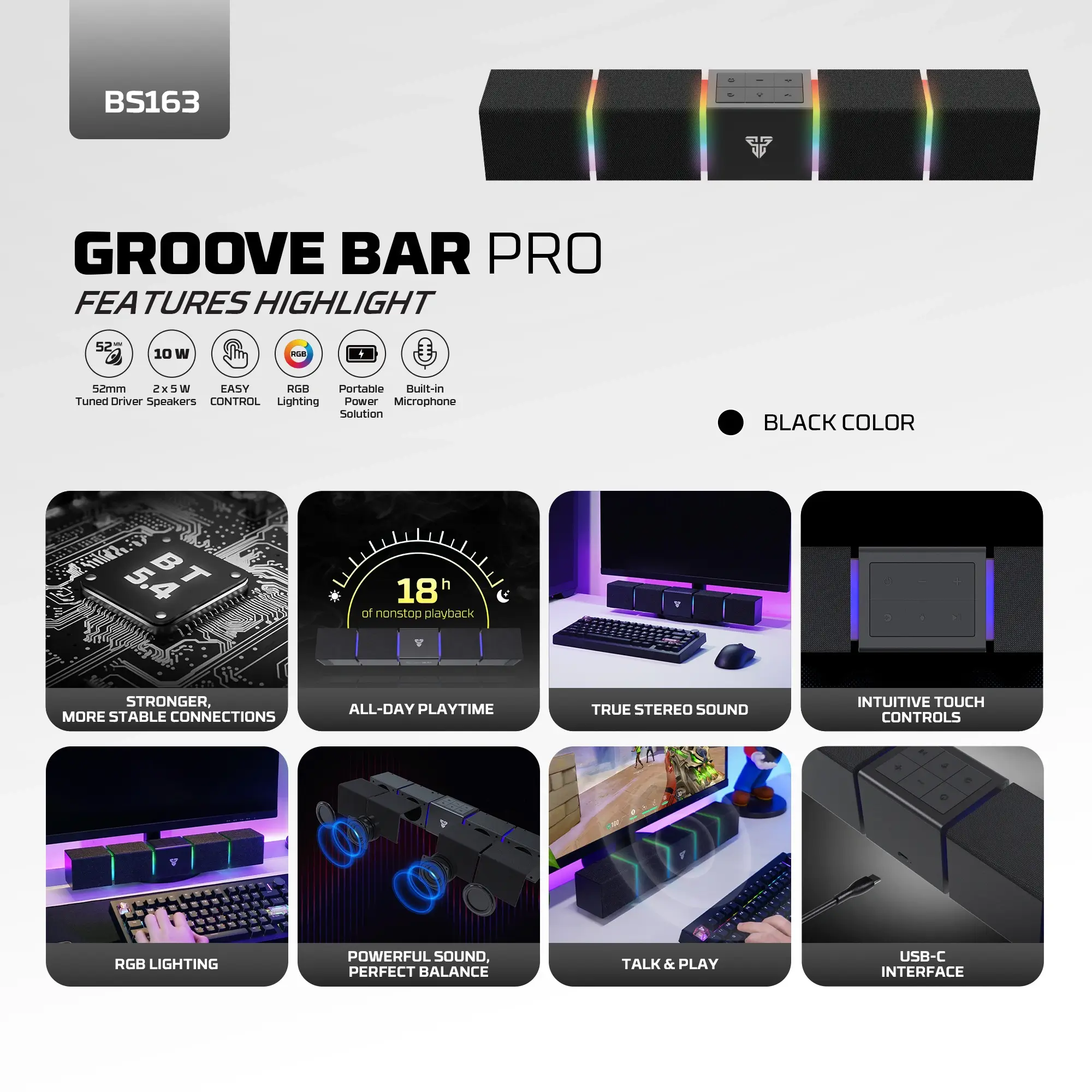 FANTECH BS163 Groove Bar Pro