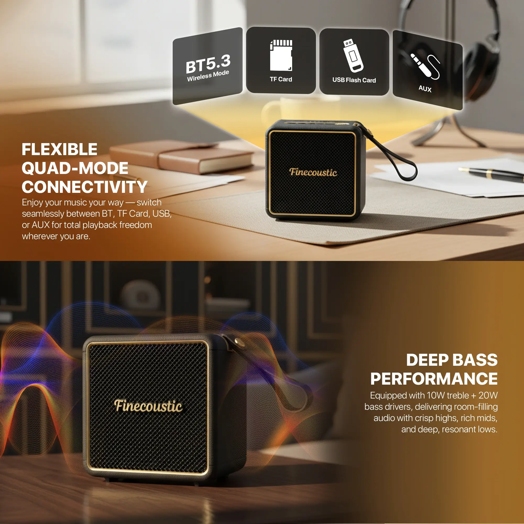 Fantech Finecoustic FBS1 Portable Speaker 