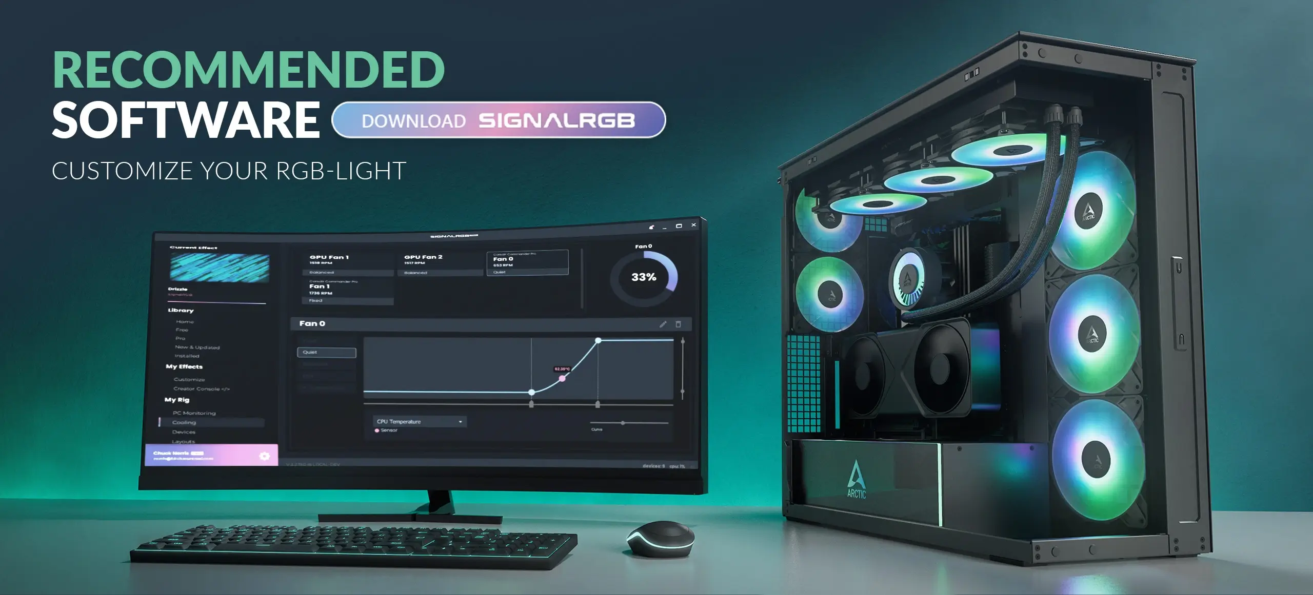 Arctic Xtender VG Black Tinted Glass 