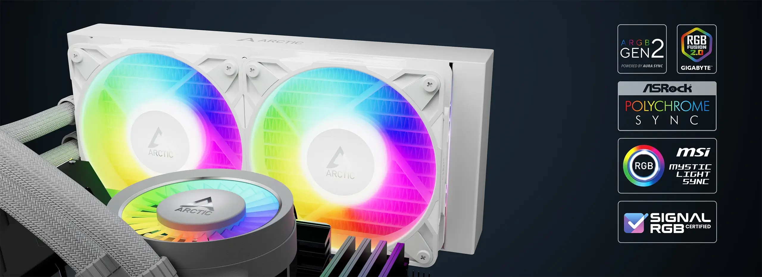 Arctic Freezer III Pro 240 A-RGB White