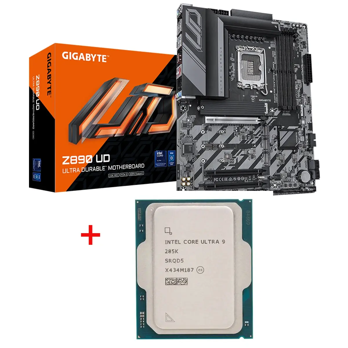 Intel Core Ultra 9 285K 24-Core Processor + Gigabyte Z890 UD DDR5 Motherboard&nbsp;