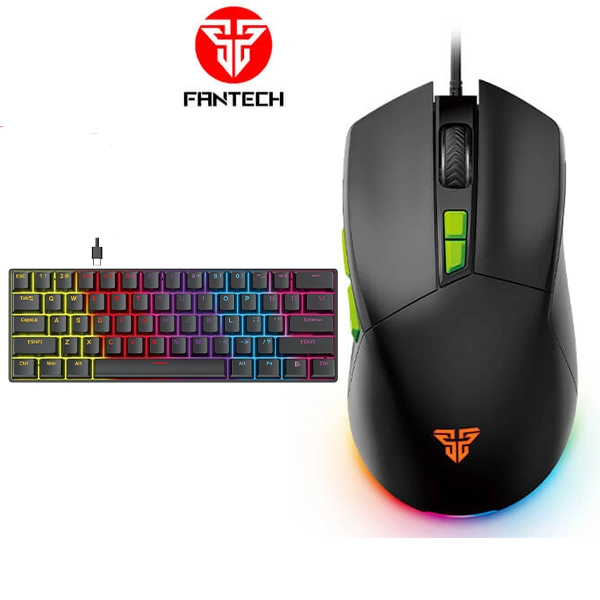FANTECH MK-1 Bundle - PHANTOM II VX6 Gaming Mouse +  MK211 ATOM61 Mechanical Gaming Keyboard