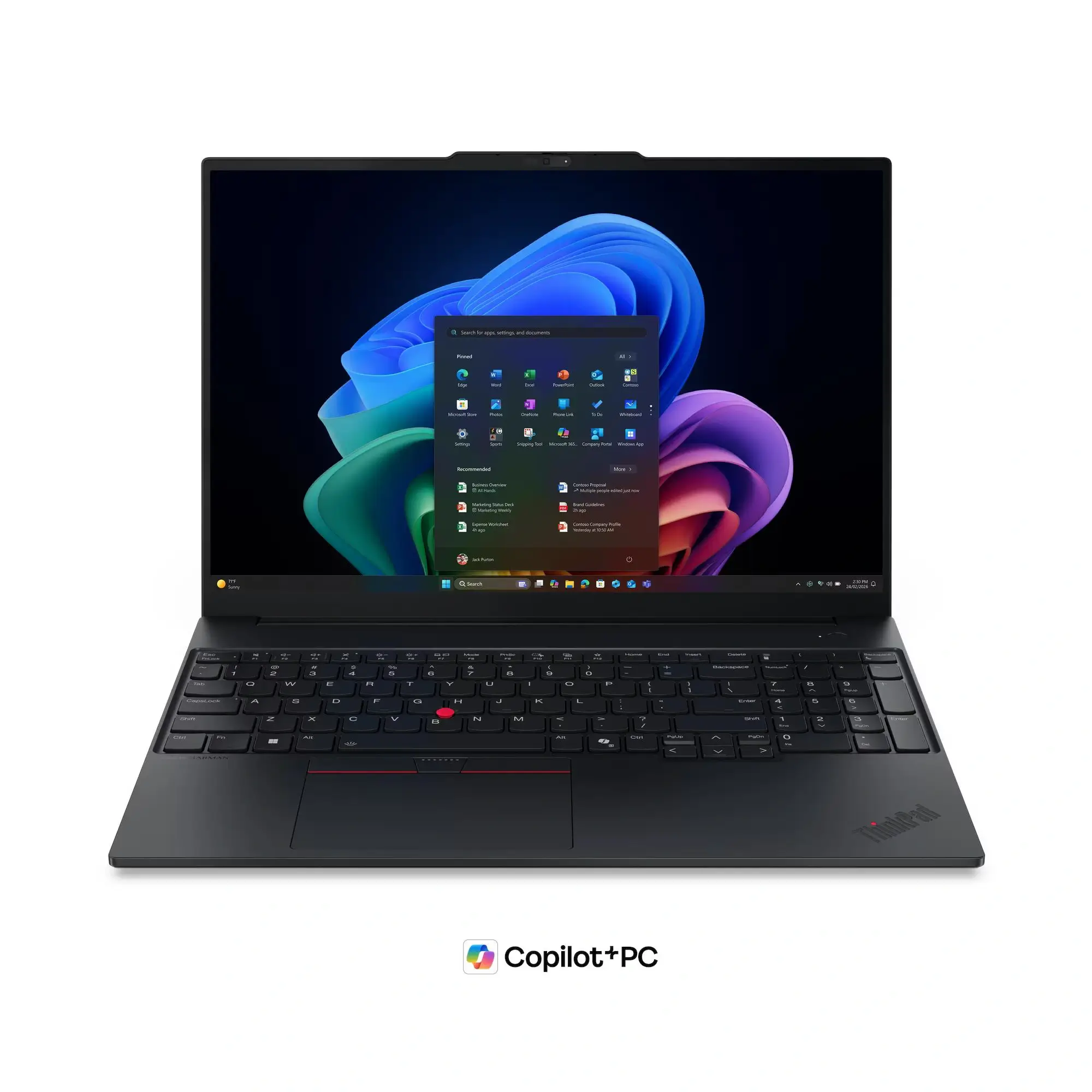 Lenovo ThinkPad E16 Gen 3 Business Laptop - Intel Core Ultra 7 256V - Intel Arc Graphics - 16-inch WUXGA IPS