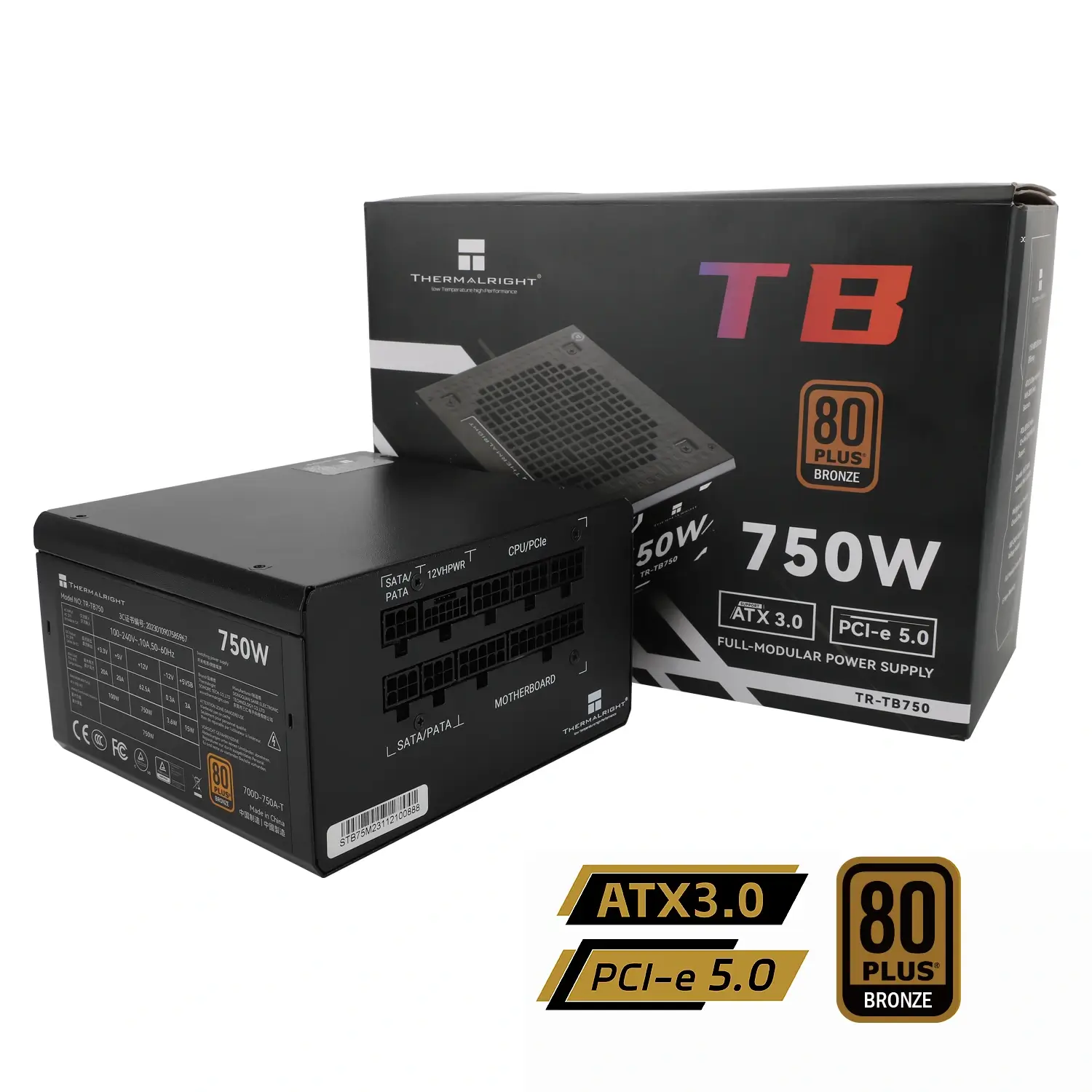 Thermalright TR TB750 750W 80 Plus Bronze Full Modular Power Supply - Thermalright TR TB750 750W Power Supply
