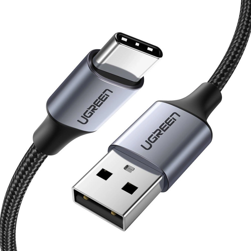 UGREEN 60126 USB-A TO USB-C CABLE FAST CHARGING BRAIDED 3A – 1M