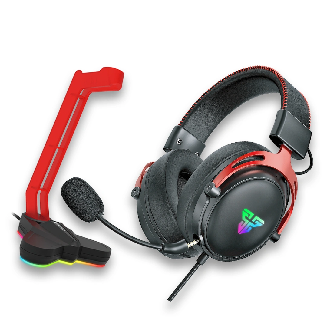 Fantech Bundle H-4 HG31 Cruze 7.1 Surround Sound Gaming Headset + AC3001S RGB Headset Stand