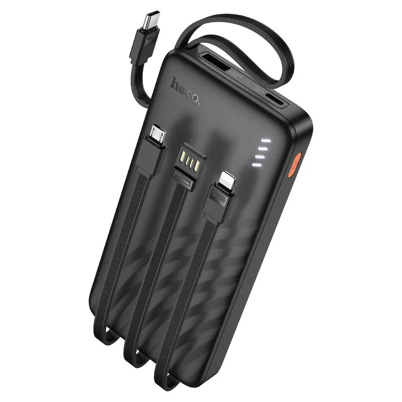 HOCO J146 POWER BANK NIGHT TIDE WITH 4 CABLES 10000MAH