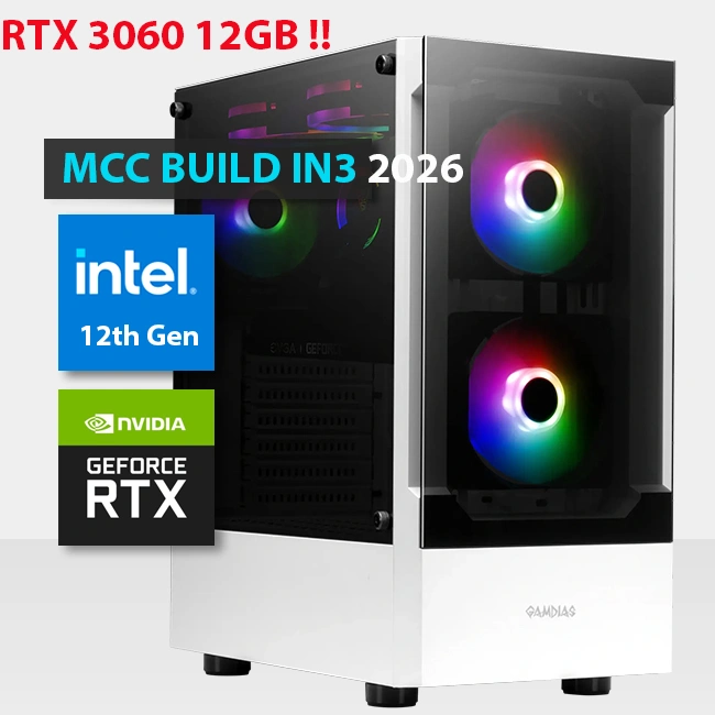  RTX 3060 12GB  Gaming PC