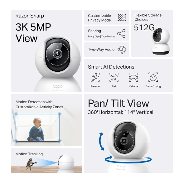 TP-LINK TAPO TC74 SMART WI-FI CAMERA
