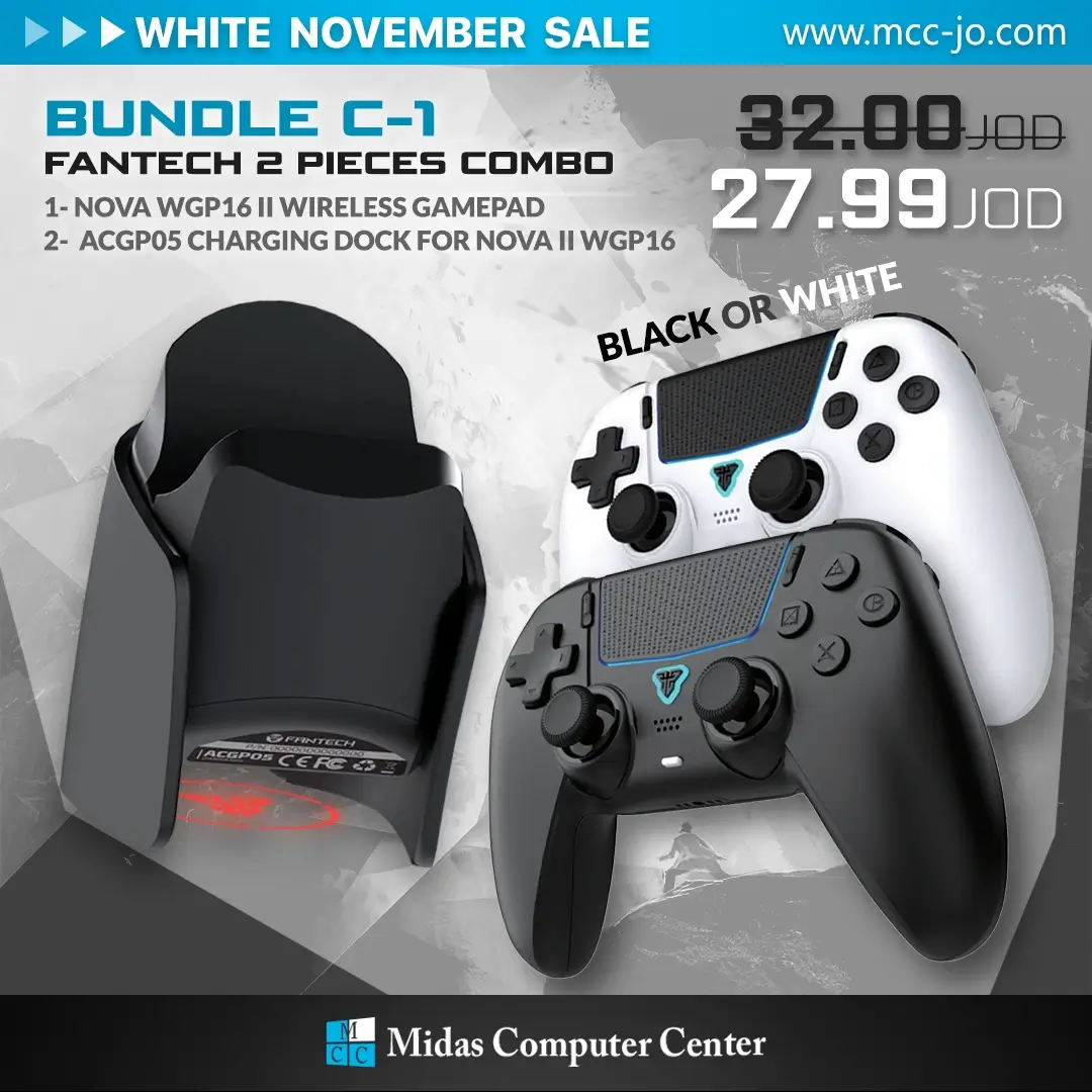 Fantech Bundle C-1 WGP16 NOVA Wireless Gamepad + ACGP05 Charging Dock