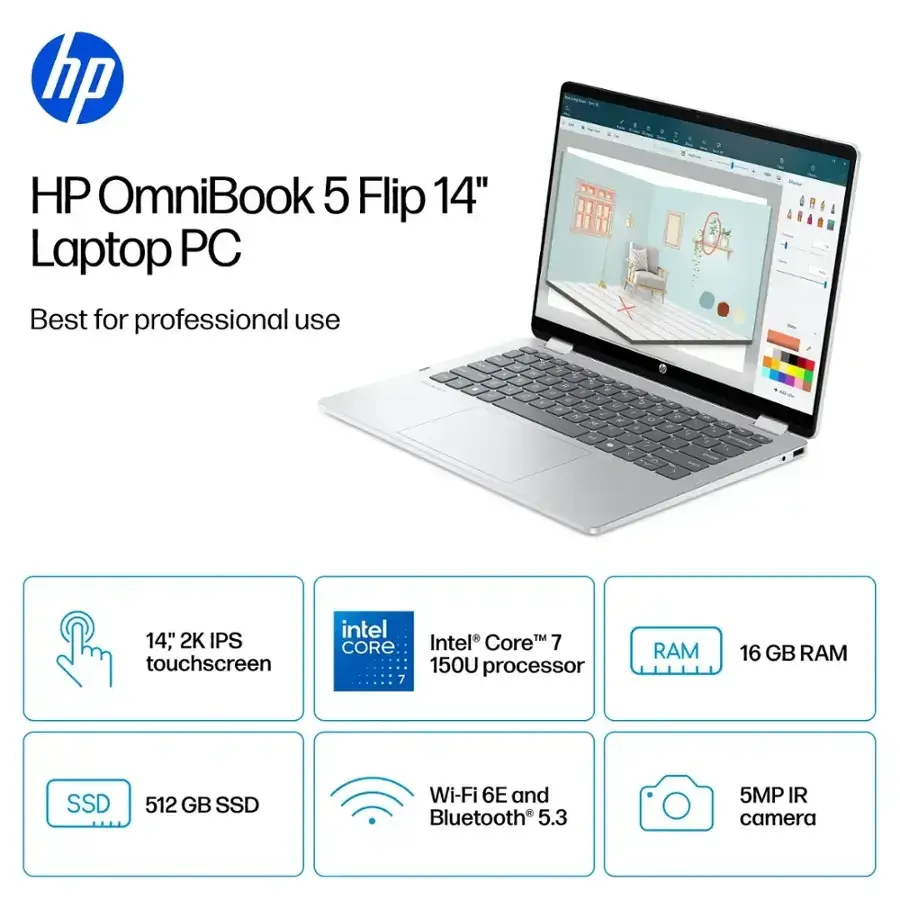 HP OmniBook 5 Flip in Jordan