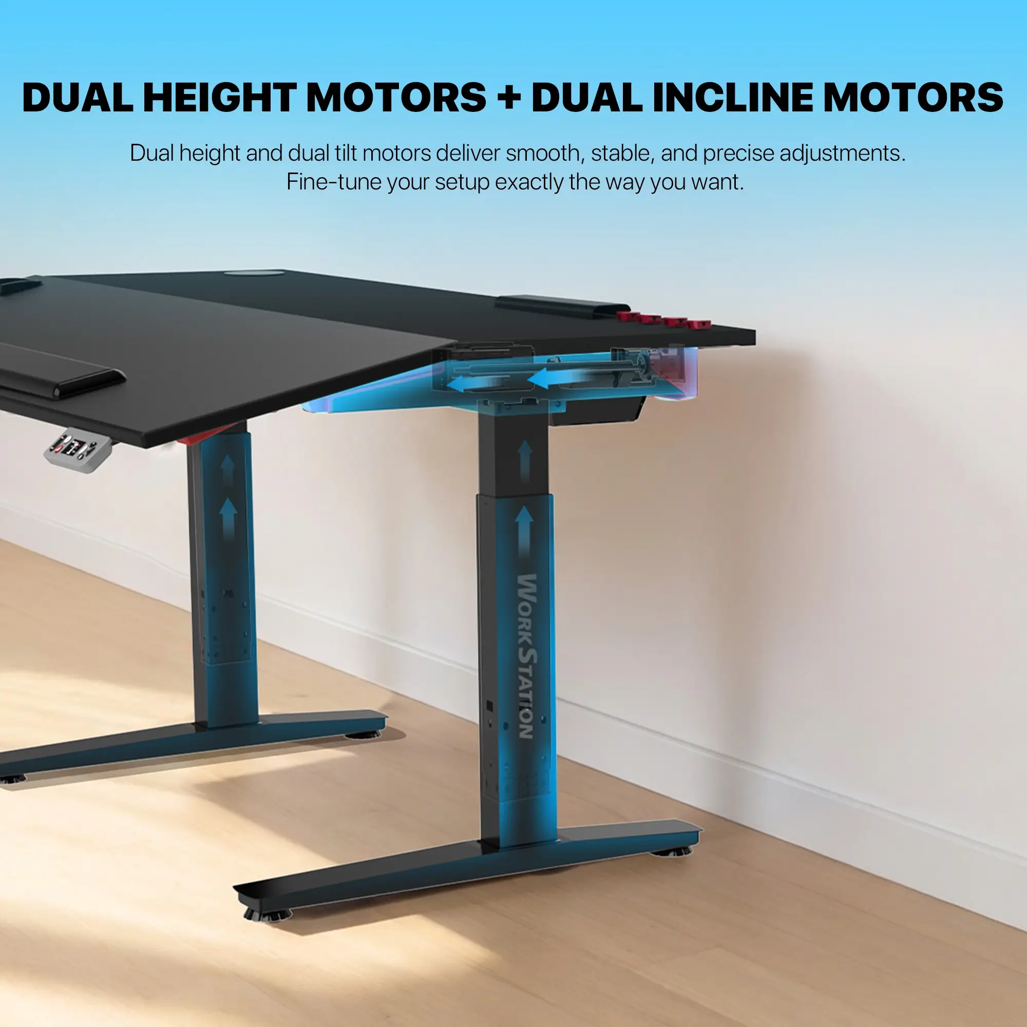 Fantech DW314 WORKSTATION Rising Magnetic Desk