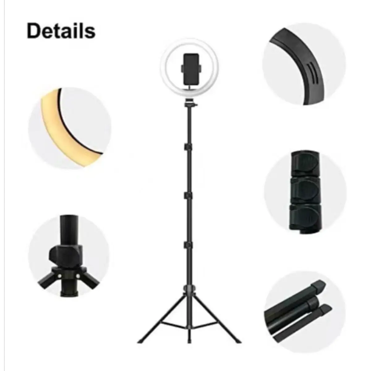&nbsp;Jmary FM-536A 10-inch Selfie Ring Light Tripod Kit