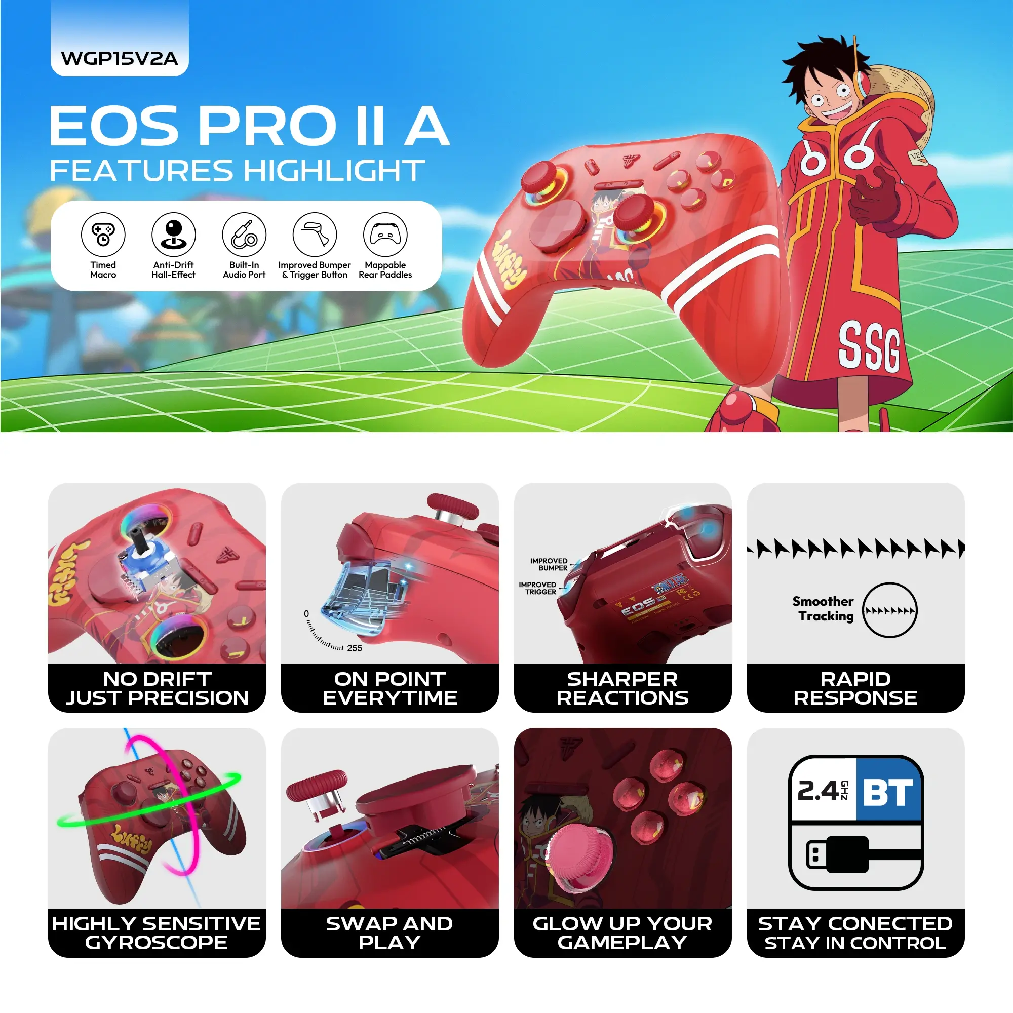 Fantech EOS II PRO WGP15V2A ONE PIECE Luffy Egghead Edition&nbsp;