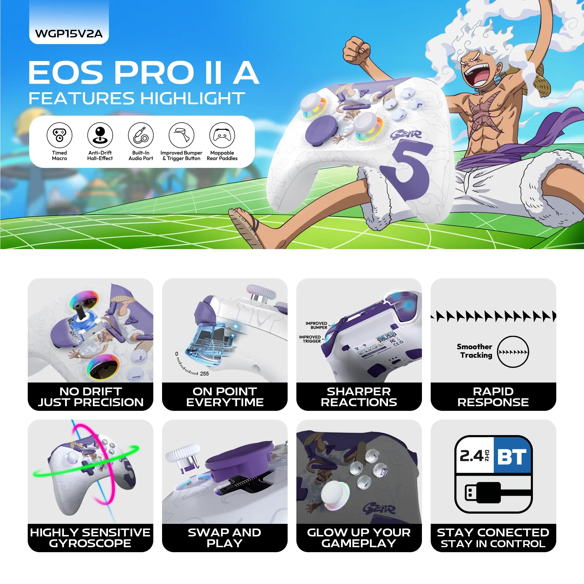 Fantech EOS II PRO WGP15V2A ONE PIECE Gear5 Edition&nbsp;
