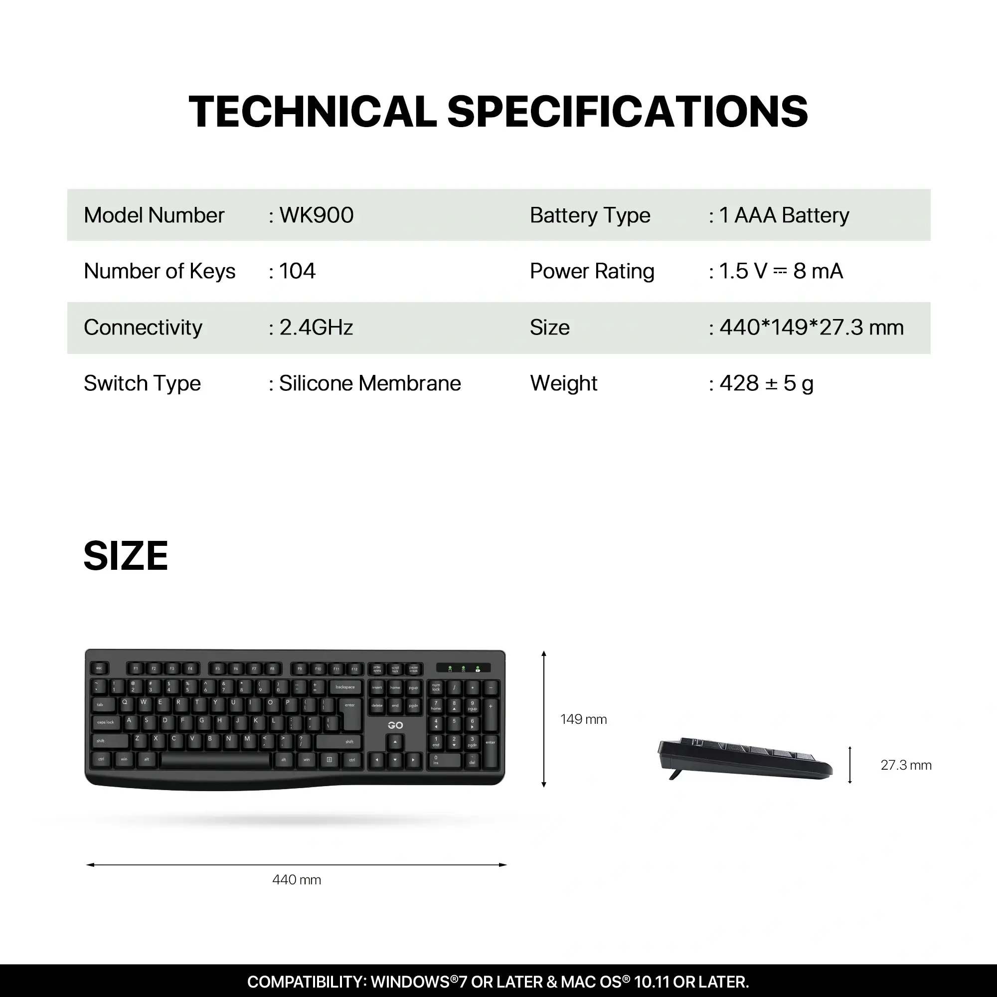 FANTECH WK900 GO