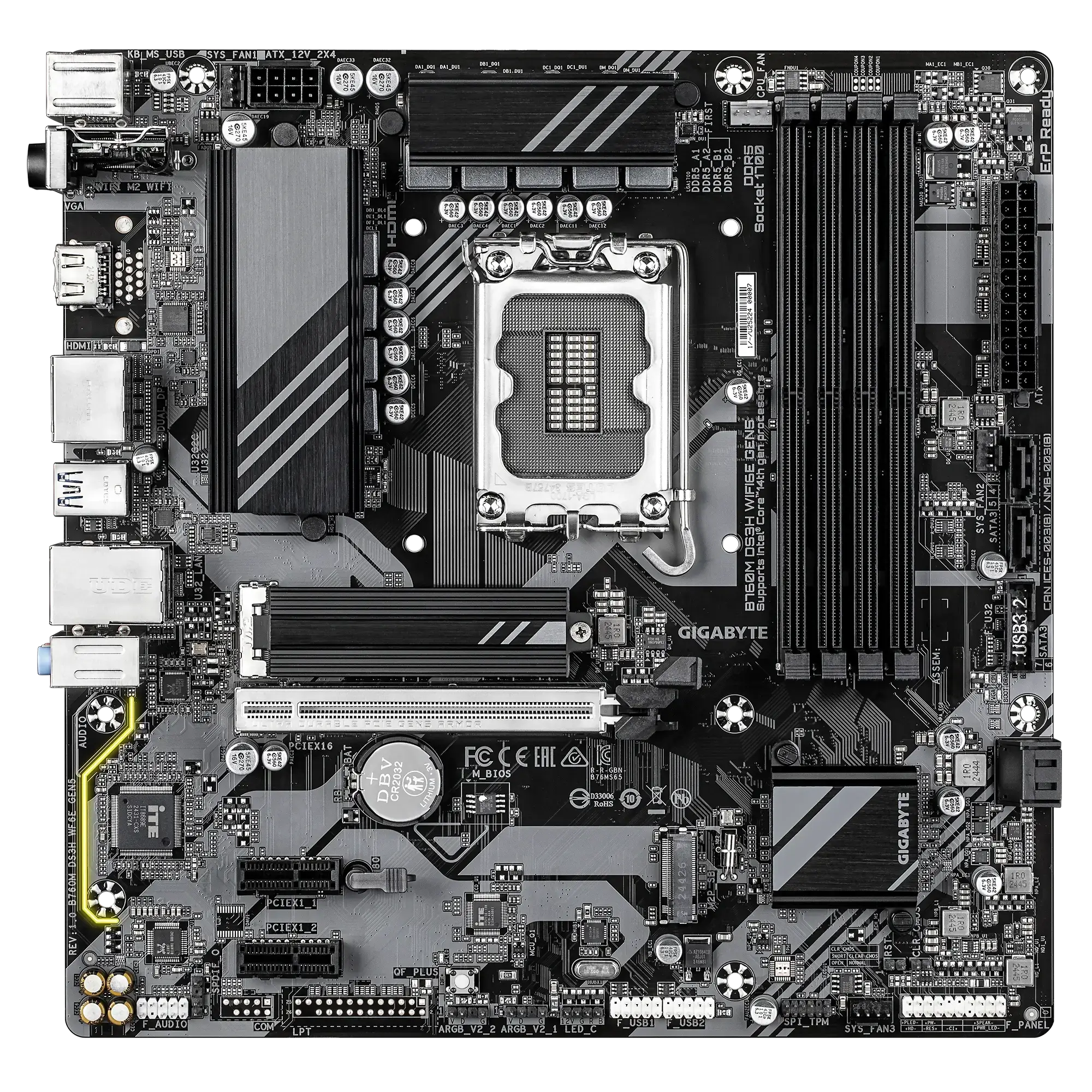GIGABYTE B760M DS3H WIFI6E GEN5 