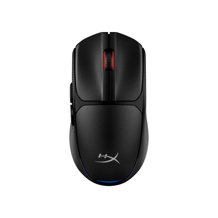 HYPERX PULSEFIRE FUSE WIRELESS GAMING MOUSE, LIGHTWEIGHT, LONG BATTERY LIFE, 12K SENSOR, DUAL WIRELESS - BLACK