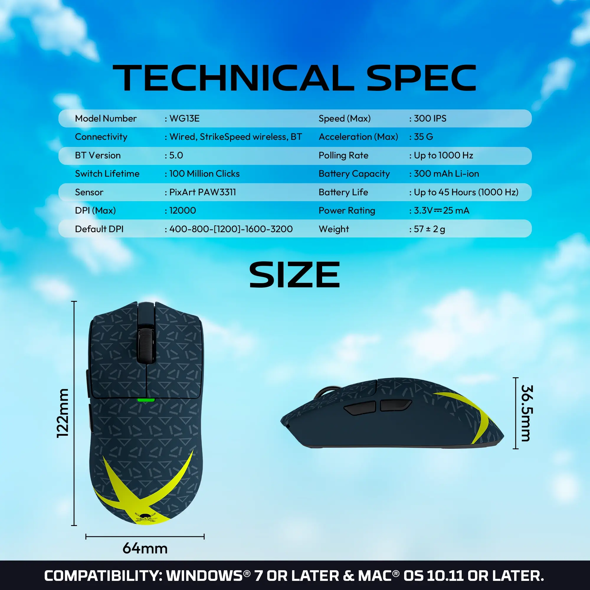 Fantech TANTO E WG13E One Piece