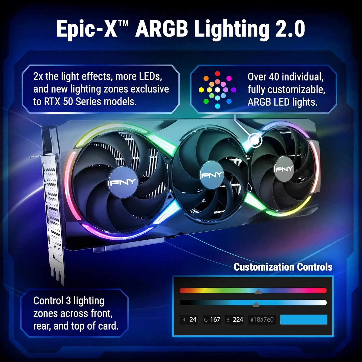 PNY RTX 5080 ARGB EPIC-X RGB