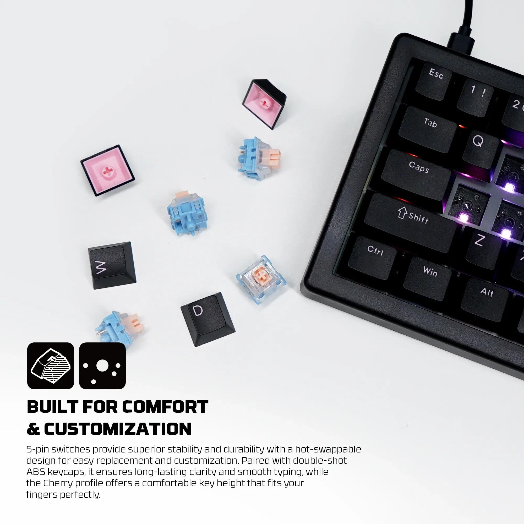 Fantech MK614 ATOM X66 Gaming Keyboard
