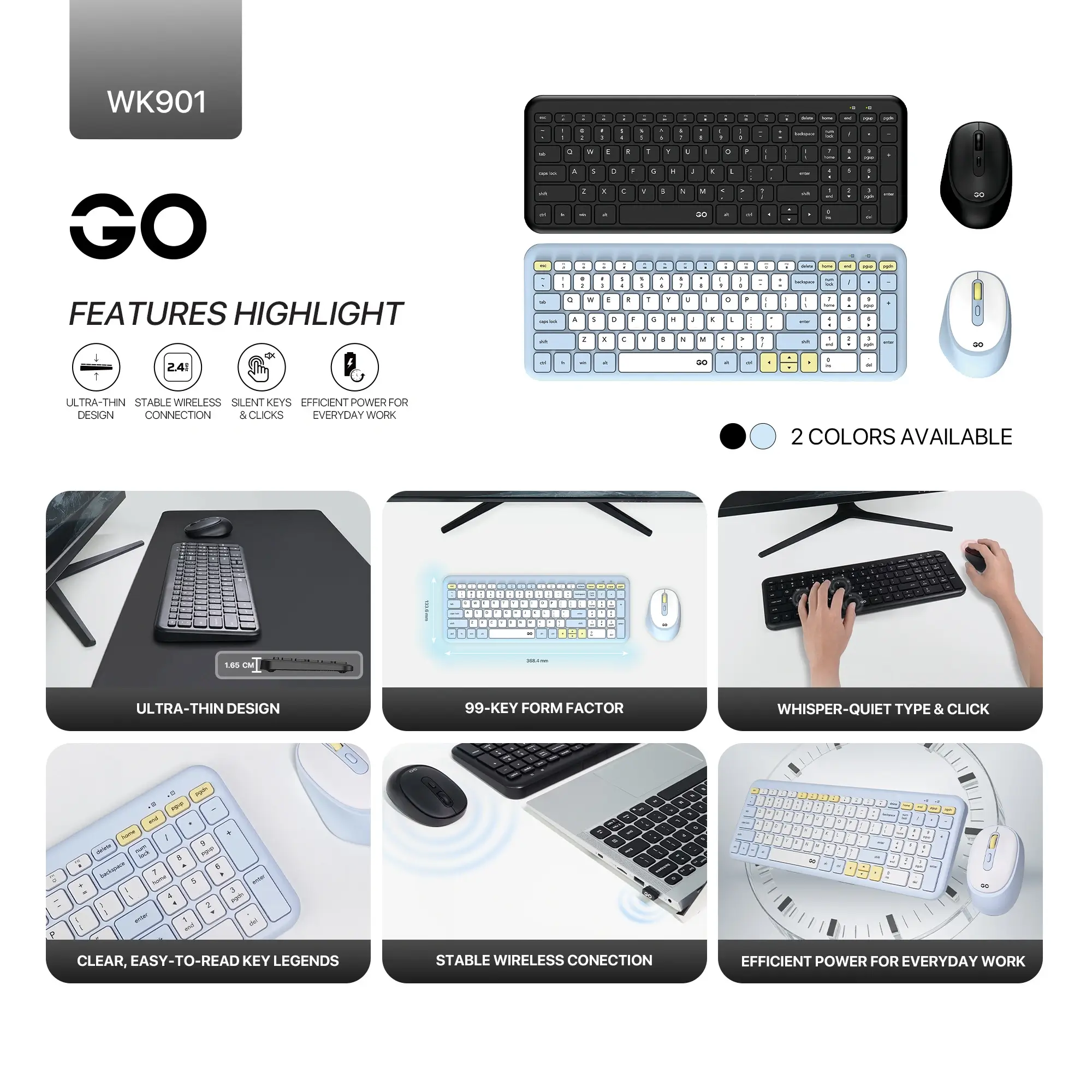 FANTECH WK901 GO Combo