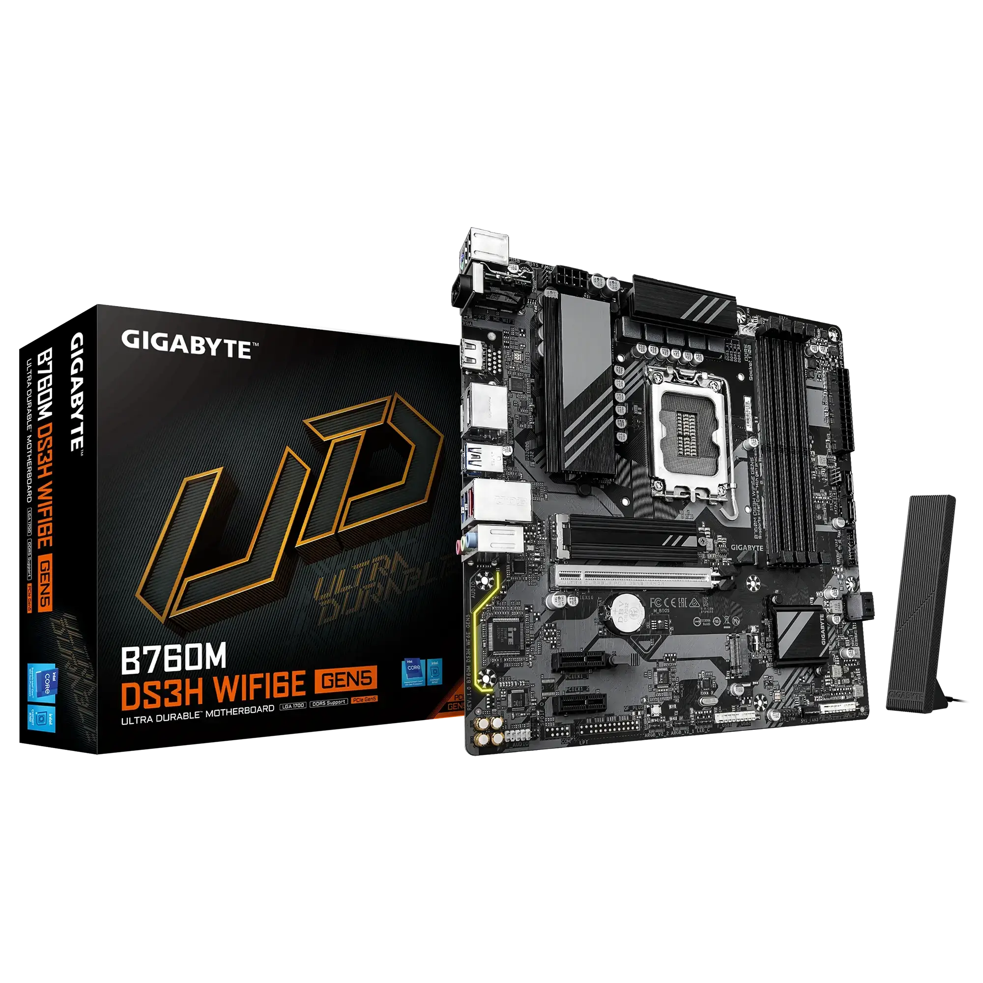 GIGABYTE B760M DS3H WIFI6E GEN5 DDR5 Motherboard&nbsp;
