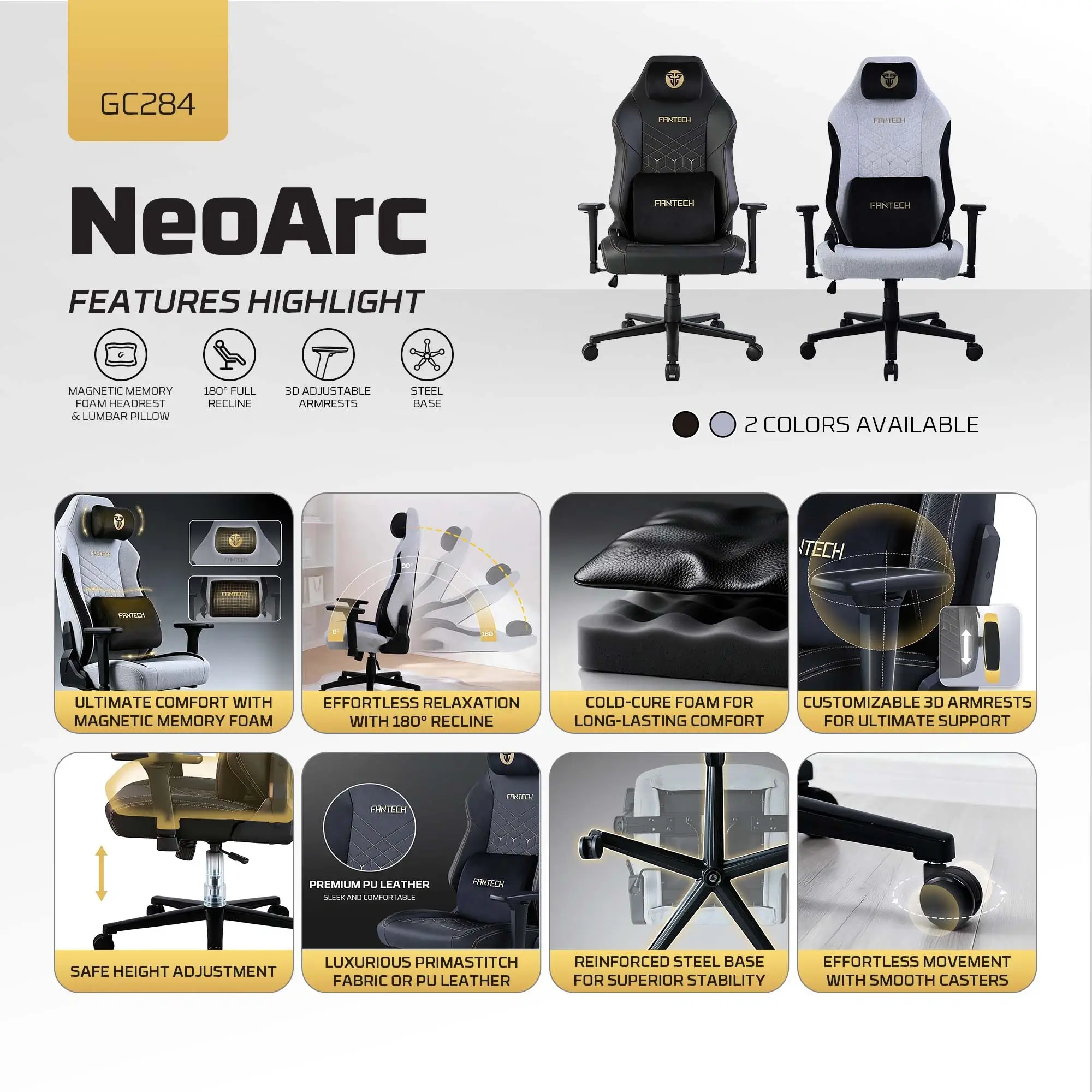 Fantech GC284 NEO ARC Gaming Chair&nbsp;