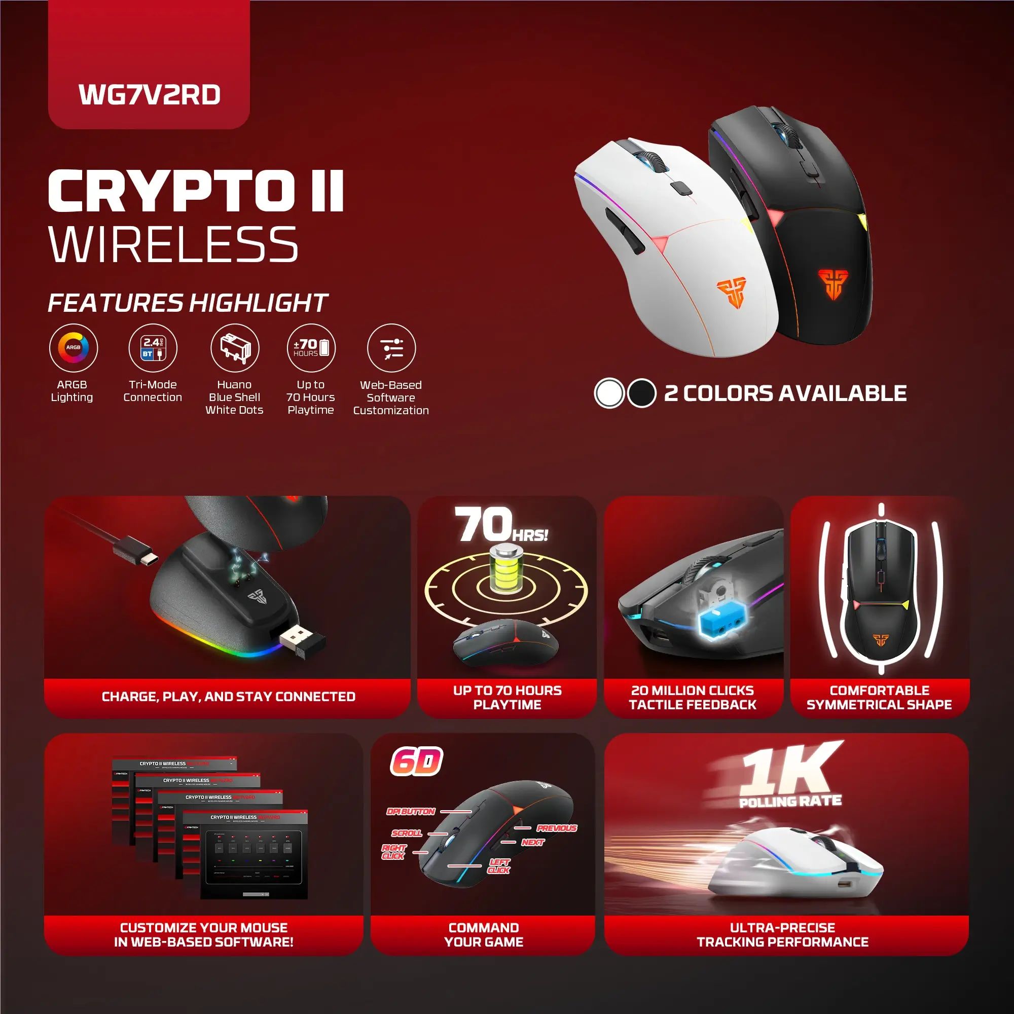 Fantech WG7V2RD CRYPTO II 