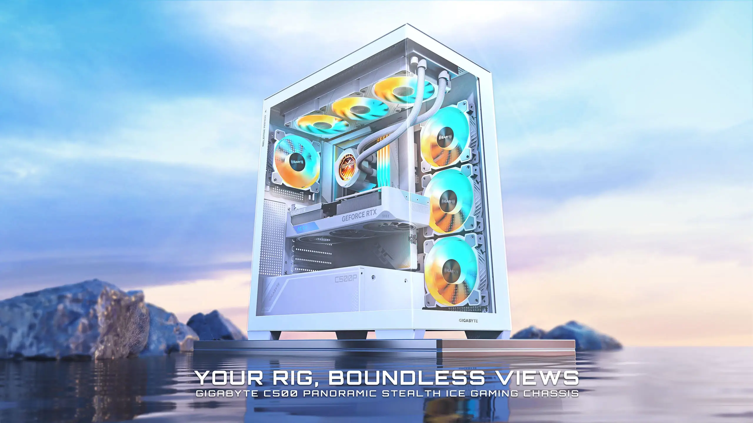 GIGABYTE C500 PANORAMIC STEALTH ICE