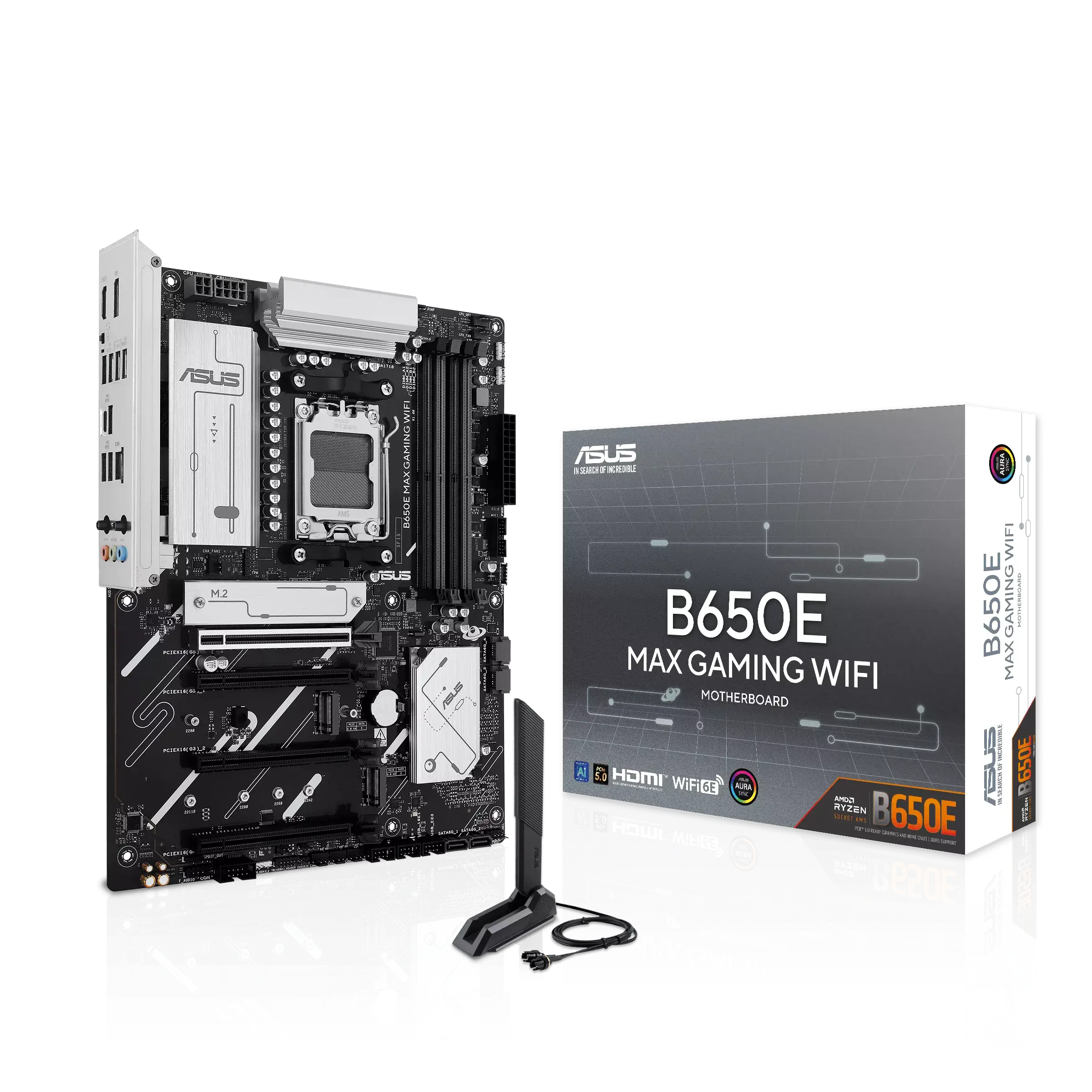 ASUS B650E MAX GAMING WiFi & Bluetooth DDR5 Motherboard - for AMD