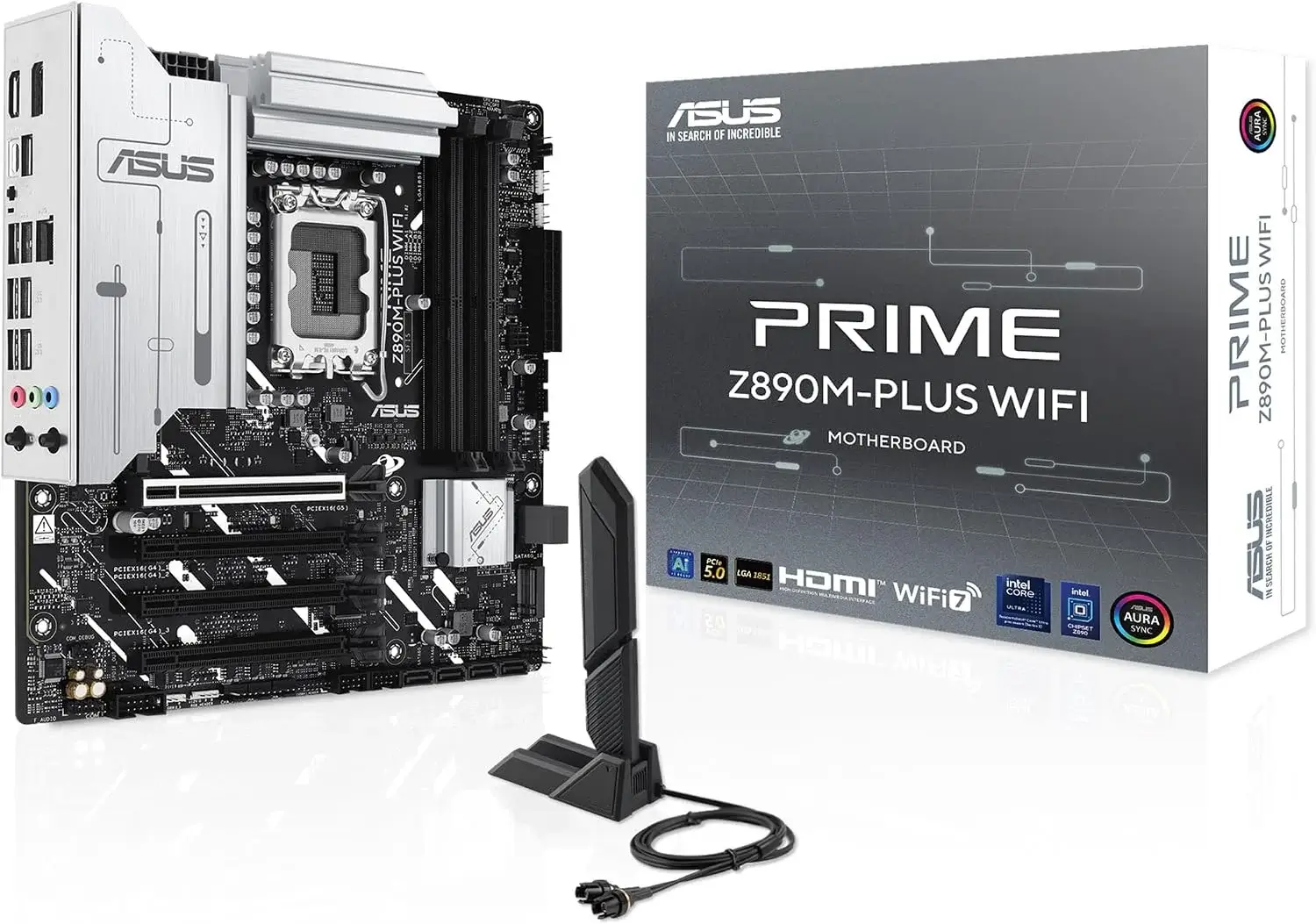 ASUS PRIME Z890M PLUS WIFI 7 & Blutetooh DDR5 Motherboard - for ULTRA Processor