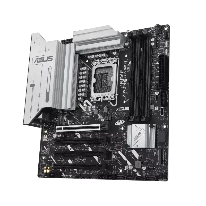 ASUS PRIME Z890M PLUS WIFI 7 & Blutetooh DDR5 Motherboard - for ULTRA Processor ASUS PRIME Z890M PLUS WIFI 7 & Blutetooh DDR5 Motherboard - for ULTRA Processor