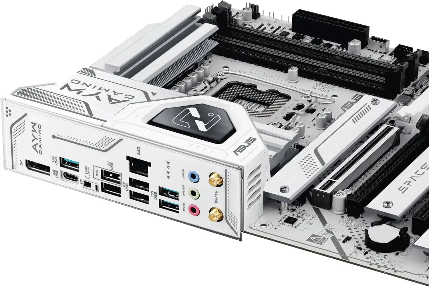ASUS Z890 AYW Gaming WiFi W & Bluetooth DDR5 Motherboard - for ULTRA Processor ASUS Z890 AYW Gaming WiFi W & Bluetooth DDR5 Motherboard - for ULTRA Processor