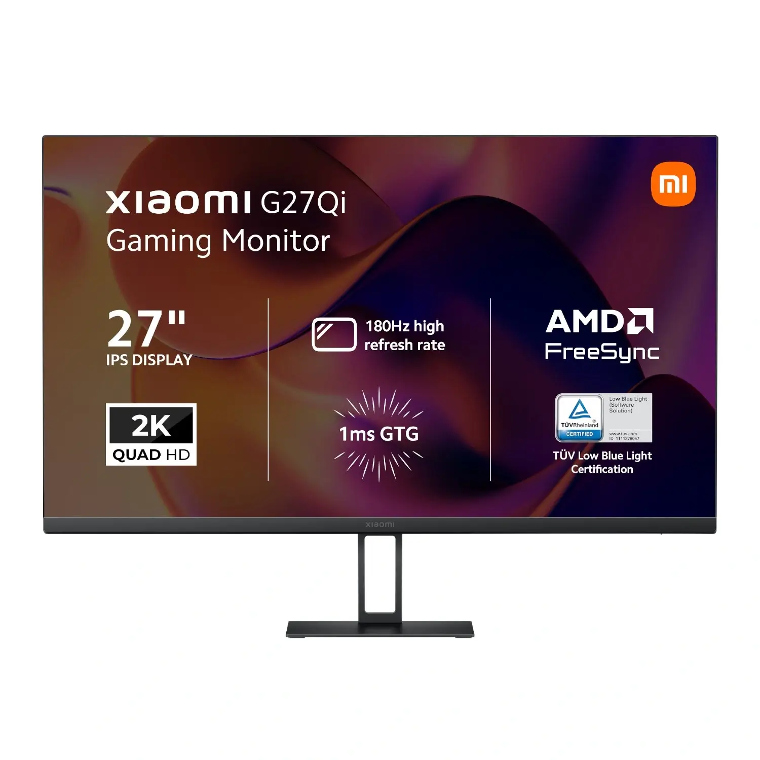 Xiaomi G27Qi 27 inch WQHD 2K 1ms Fast IPS 180Hz Gaming Monitor - Xiaomi G27Qi Gaming Monitor Xiaomi G27Qi 27 inch WQHD 2K 1ms Fast IPS 180Hz Gaming Monitor - Xiaomi G27Qi Gaming Monitor