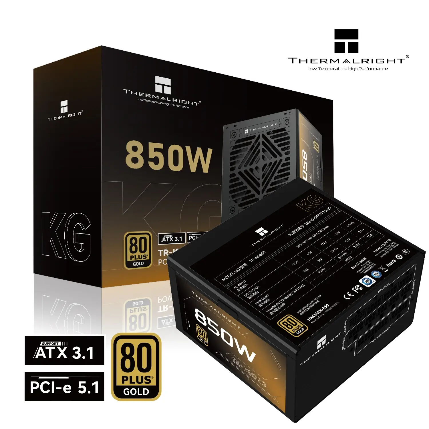 Thermalright KG-850 850W 80 Plus Gold