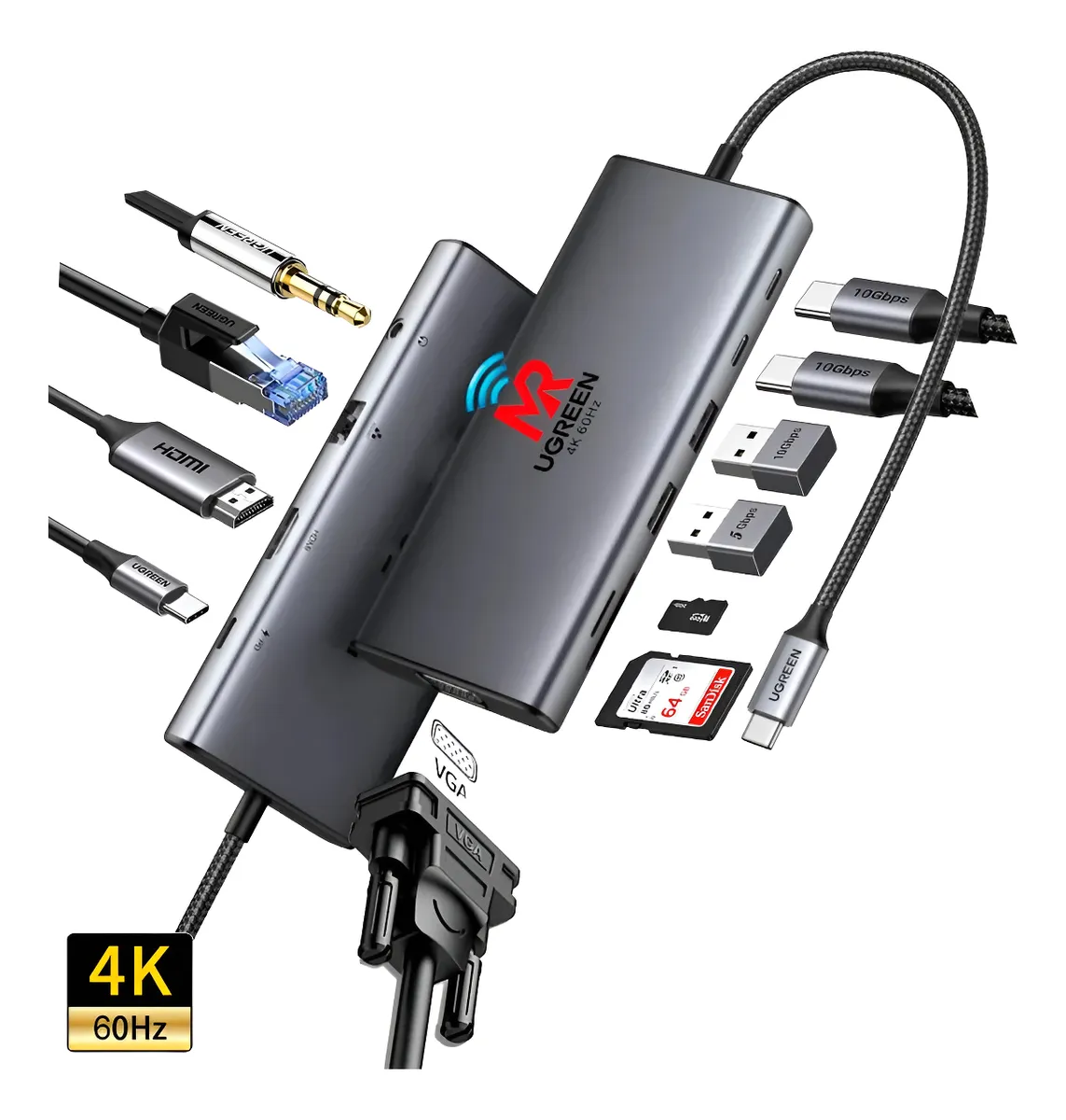UGREEN 45520 USB-C DOCKING 11-IN-1 REVODOK HUB