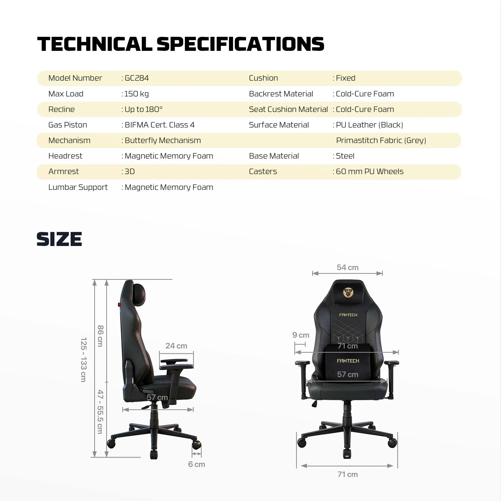 Fantech GC284 Chair&nbsp;