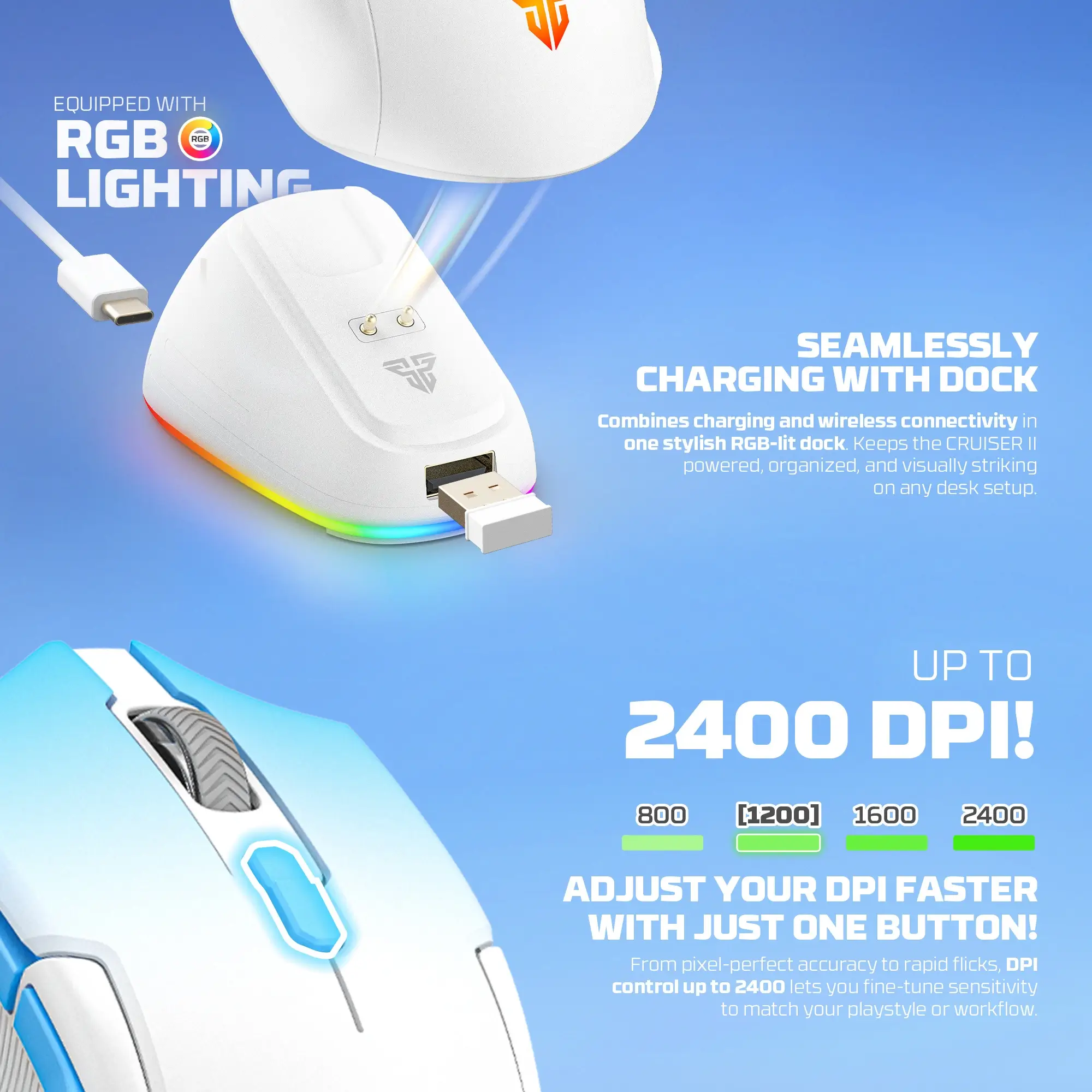 Fantech WG11V2RD CRUISER II Gaming Mouse