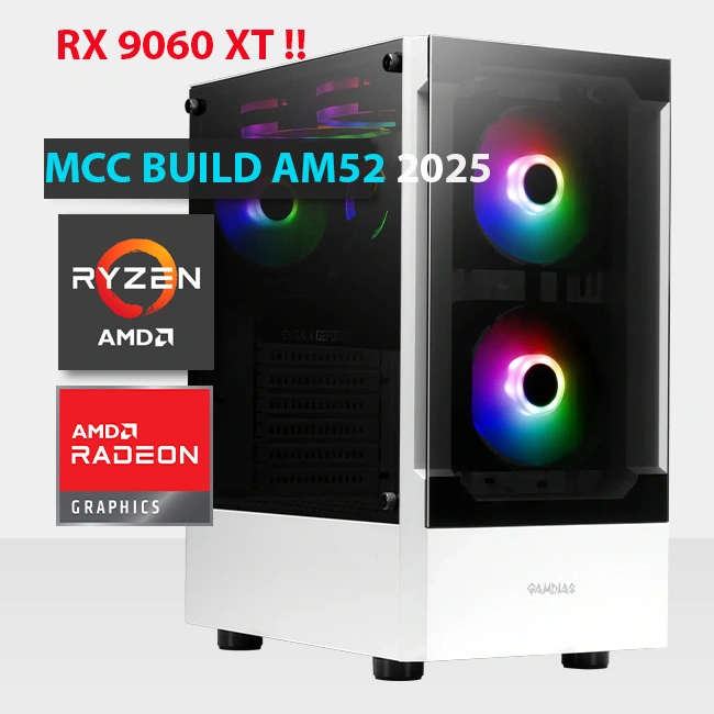 RX 9060 XT 8GB Gaming PC