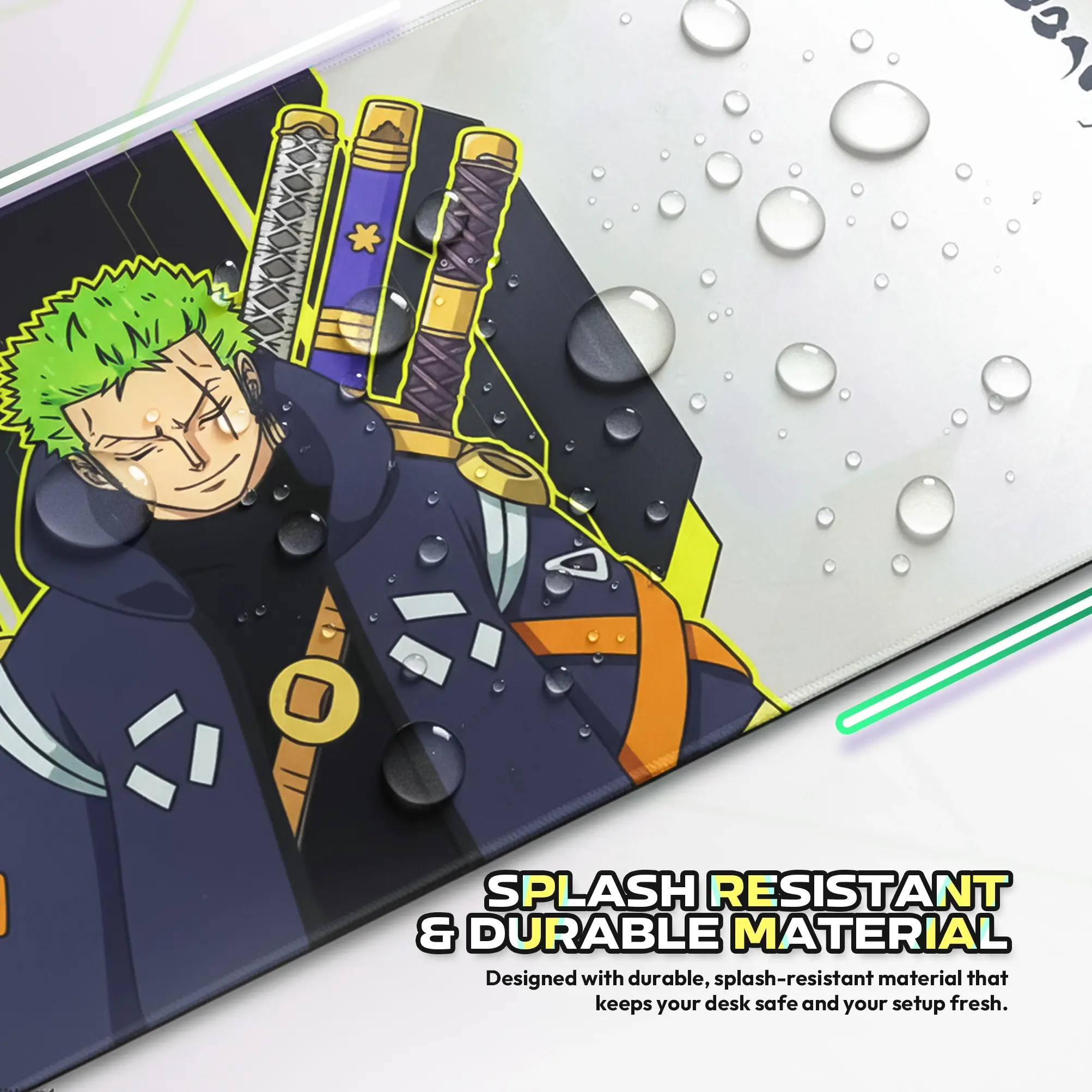 Fantech MP905 ATO One Piece Roronoa Zoro Egghead Edition Deskmat Mouse Pad