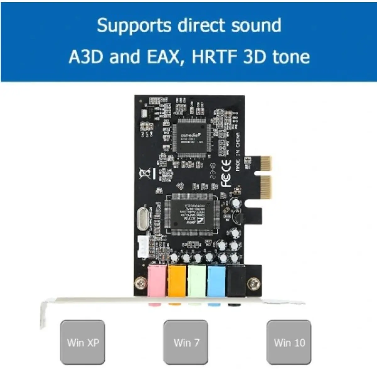 HAING HI-1006-PSC PCI EXPRESS SOUND CARD 5.1CH 3D STEREO SURROUNDING SOUND HAING HI-1006-PSC PCI EXPRESS SOUND CARD 5.1CH 3D STEREO SURROUNDING SOUND