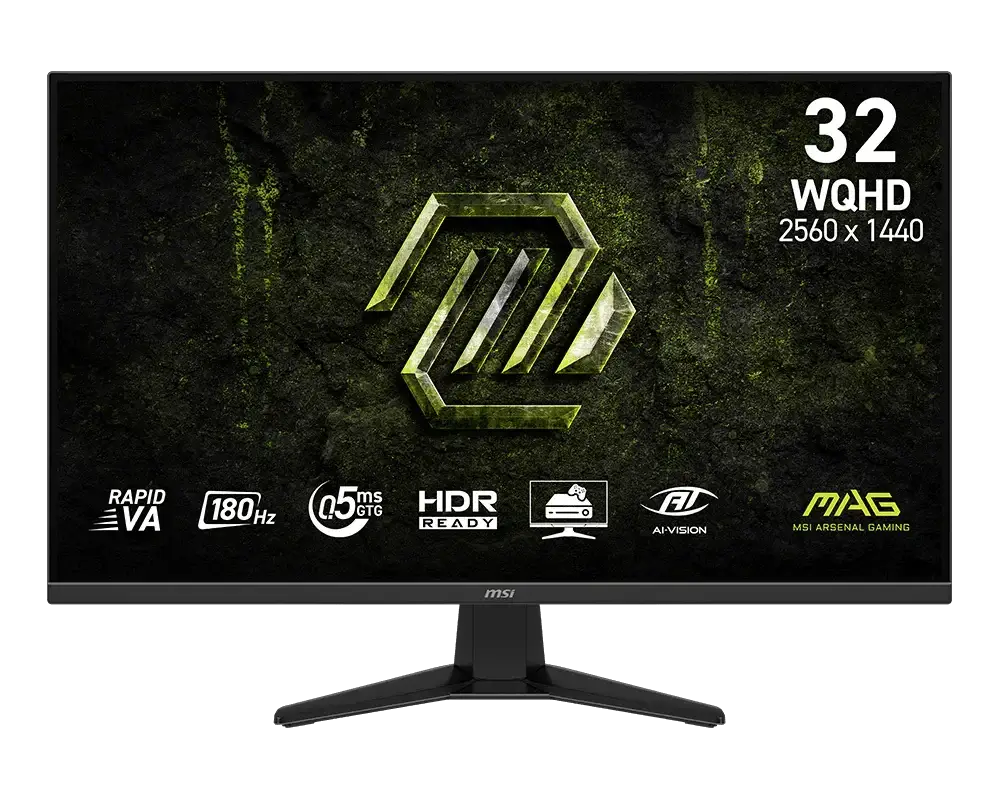 MSI MAG 325QF E18V 32 inch WQHD 2K 0.5ms HDR Ready 180Hz Gaming Monitor - product image 1 MSI MAG 325QF E18V 32 inch WQHD 2K 0.5ms HDR Ready 180Hz Gaming Monitor - product image 1