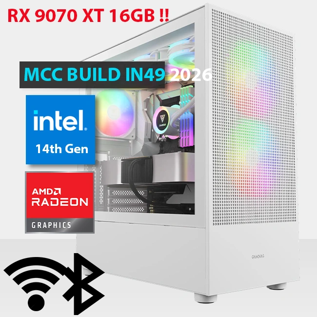 MCC IN49 26 MIDAS Gaming PC Build || Intel Core i7 14700KF 20 Core SAPPHIRE NITRO+ AMD Radeon RX 9070 XT Gaming OC 16GB Graph MCC IN49 26 MIDAS Gaming PC Build || Intel Core i7 14700KF 20 Core SAPPHIRE NITRO+ AMD Radeon RX 9070 XT Gaming OC 16GB Graph