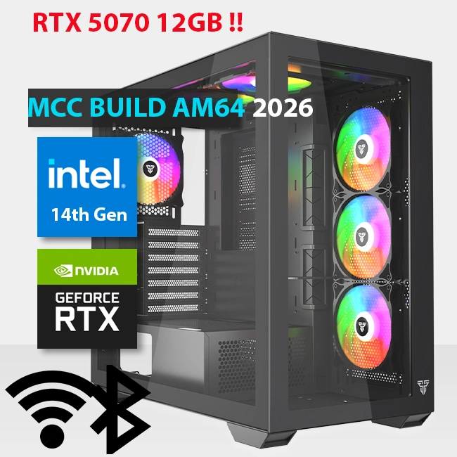 MCC IN64 26 MIDAS Gaming PC Build || Intel Core i9 14900KF 24 Core GeForce RTX 5070 OC 12GB GDDR7 Graphics Card - RTX 5070 OC MCC IN64 26 MIDAS Gaming PC Build || Intel Core i9 14900KF 24 Core GeForce RTX 5070 OC 12GB GDDR7 Graphics Card - RTX 5070 OC