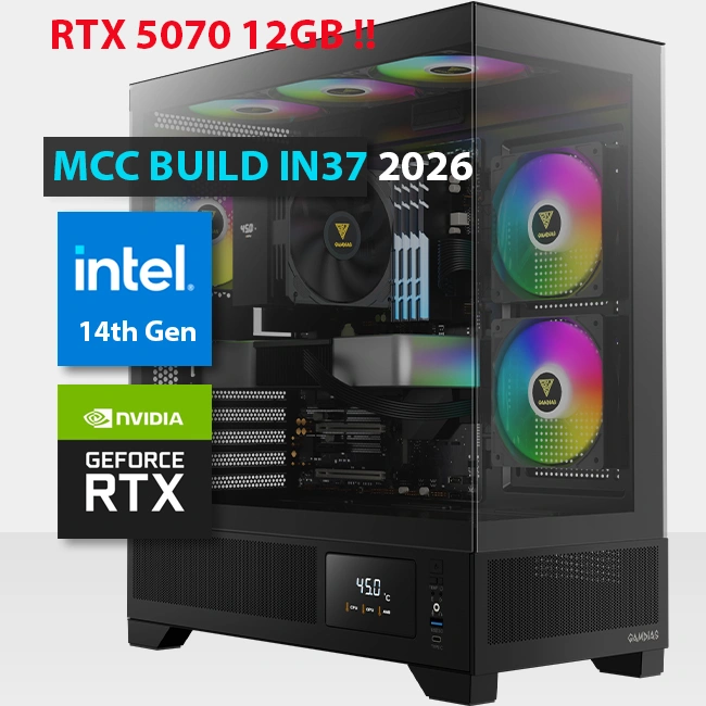 MCC IN37 26 MIDAS Gaming PC Build || Intel Core i5 14400F 10 Core GeForce RTX 5070 12GB GDDR7 Graphics Card - image cthqfxpbq MCC IN37 26 MIDAS Gaming PC Build || Intel Core i5 14400F 10 Core GeForce RTX 5070 12GB GDDR7 Graphics Card - image cthqfxpbq